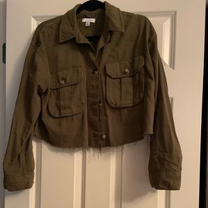 Topshop Army Green Jacket